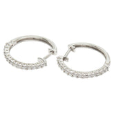 Pt900 プラチナ ダイヤ0.44ct ピアス レディース 【中古】