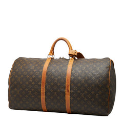 ルイ ヴィトン モノグラム キーポル60 ボストンバッグ トラベルバッグ M41422 ブラウン PVC レザー レディース LOUIS VUITTON 【中古】
