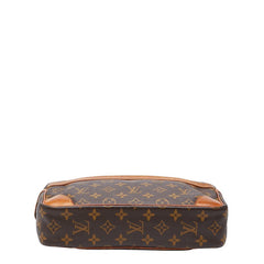 ルイ ヴィトン モノグラム コンピエーニュ28 セカンドバッグ クラッチバッグ M51845 ブラウン PVC レザー メンズ LOUIS VUITTON 【中古】