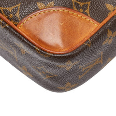 ルイ ヴィトン モノグラム コンピエーニュ28 セカンドバッグ クラッチバッグ M51845 ブラウン PVC レザー メンズ LOUIS VUITTON 【中古】