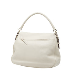 ケイトスペード ロゴ ハンドバッグ ショルダーバッグ 2WAY ベージュ レザー レディース Kate Spade 【中古】