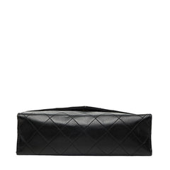 シャネル ココマーク マトラッセ 斜め掛け チェーン ショルダーバッグ ブラック ラムスキン レディース CHANEL 【中古】