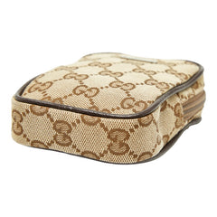 グッチ GGキャンバス ポーチ 115249 ベージュ キャンバス レディース GUCCI 【中古】