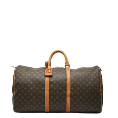 ルイ ヴィトン モノグラム キーポル60 ボストンバッグ トラベルバッグ M41422 ブラウン PVC レザー レディース LOUIS VUITTON 【中古】