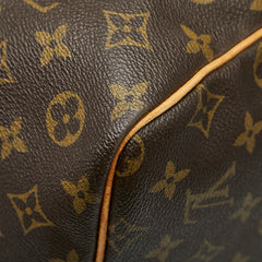 ルイ ヴィトン モノグラム キーポル60 ボストンバッグ トラベルバッグ M41422 ブラウン PVC レザー レディース LOUIS VUITTON 【中古】