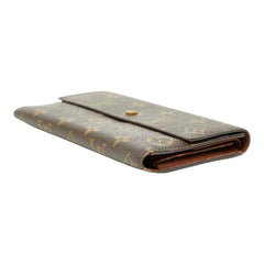 ルイ ヴィトン モノグラム ポルトフォイユ インターナショナル 長財布 M61217 ブラウン PVC レザー レディース LOUIS VUITTON 【中古】