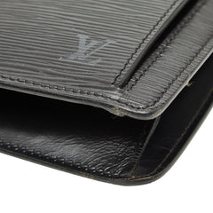 ルイ ヴィトン エピ セリエ ドラゴンヌ クラッチバッグ M52612 ノワール ブラック レザー レディース LOUIS VUITTON 【中古】