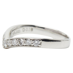 ヴァンドーム青山 Pt950 プラチナ ダイヤ0.28ct リング 指輪 レディース Vendome Aoyama 7号 【中古】