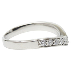 ヴァンドーム青山 Pt950 プラチナ ダイヤ0.28ct リング 指輪 レディース Vendome Aoyama 7号 【中古】