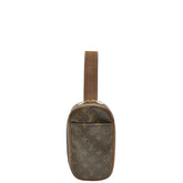 ルイ ヴィトン モノグラム ポシェットガンジュ ボディバッグ ウエストバッグ M51870 ブラウン PVC レザー メンズ LOUIS VUITTON 【中古】