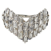 Pt900 プラチナ ダイヤ1.00ct リング 指輪 レディース 12.5号 【中古】