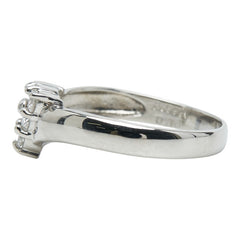 Pt900 プラチナ ダイヤ0.33ct リング 指輪 レディース 11号 【中古】