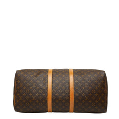 ルイ ヴィトン モノグラム キーポル55 ボストンバッグ トラベルバッグ M41424 ブラウン PVC レザー レディース LOUIS VUITTON 【中古】