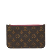 ルイ ヴィトン モノグラム ネヴァーフルPM 付属ポーチ ポーチ M41245 ブラウン PVC レザー レディース LOUIS VUITTON 【中古】