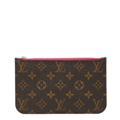 ルイ ヴィトン モノグラム ネヴァーフルPM 付属ポーチ ポーチ M41245 ブラウン PVC レザー レディース LOUIS VUITTON 【中古】