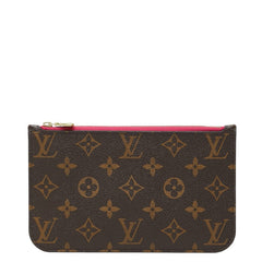 ルイ ヴィトン モノグラム ネヴァーフルPM 付属ポーチ ポーチ M41245 ブラウン PVC レザー レディース LOUIS VUITTON 【中古】