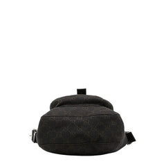 グッチ GGキャンバス ショルダーバッグ 101654 ブラウン キャンバス レザー レディース GUCCI 【中古】
