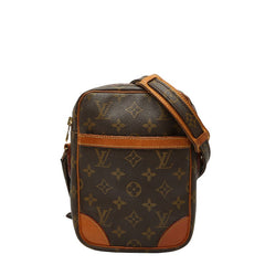 ルイ ヴィトン モノグラム ダヌーブ 斜め掛け ショルダーバッグ M45266 ブラウン PVC レザー レディース LOUIS VUITTON 【中古】