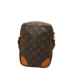 ルイ ヴィトン モノグラム ダヌーブ 斜め掛け ショルダーバッグ M45266 ブラウン PVC レザー レディース LOUIS VUITTON 【中古】