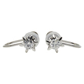 Pt900 プラチナ ダイヤ0.32ct イヤリング レディース 【中古】