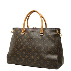 ルイ ヴィトン モノグラム パラス ハンドバッグ ショルダーバッグ 2WAY M41633 ブラウン パープル系 PVC レザー レディース LOUIS VUITTON 【中古】