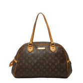 ルイ ヴィトン モノグラム モントルグイユGM ハンドバッグ ショルダーバッグ M95566 ブラウン PVC レザー レディース LOUIS VUITTON 【中古】