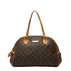 ルイ ヴィトン モノグラム モントルグイユGM ハンドバッグ ショルダーバッグ M95566 ブラウン PVC レザー レディース LOUIS VUITTON 【中古】