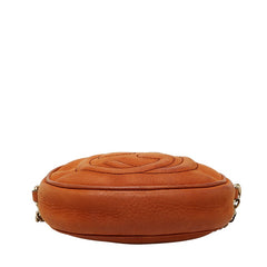 グッチ インターロッキングG ソーホー タッセル チェーン ショルダーバッグ 353965 ブラウン スウェード レディース GUCCI 【中古】