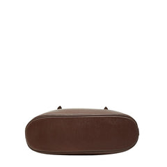 バーバリー チェック トートバッグ ブラウン マルチカラー キャンバス レザー レディース BURBERRY 【中古】