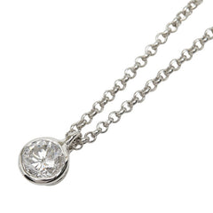 Pt900 プラチナ Pt850 プラチナ ダイヤ0.514ct ペンダント ネックレス レディース 【中古】