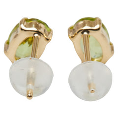 K18YG イエローゴールド ペリドット0.80ct ピアス レディース 【中古】