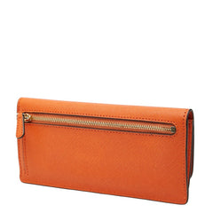 マイケルコース 長財布 オレンジ レザー レディース Michael Kors 【中古】