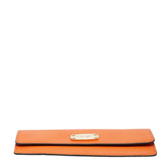 マイケルコース 長財布 オレンジ レザー レディース Michael Kors 【中古】