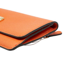 マイケルコース 長財布 オレンジ レザー レディース Michael Kors 【中古】