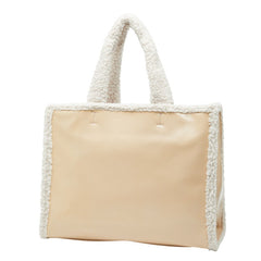 フルラ オポチュニティ L トートバッグ ハンドバッグ ベージュ エナメル ボア レディース Furla 【中古】