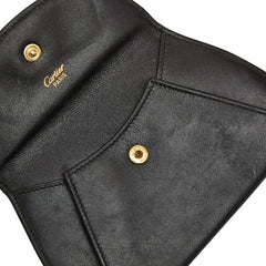 カルティエ パンテール クラッチバッグ ブラック レザー レディース CARTIER 【中古】