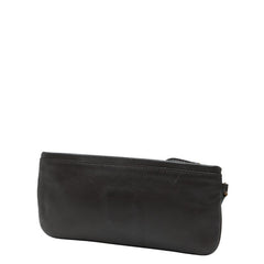 バーバリー ポーチ 小物入れ ブラウン レザー レディース BURBERRY 【中古】