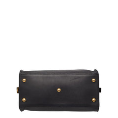 サンローラン Yライン カバス クラシック ハンドバッグ 311208 ブラック レザー レディース SAINT LAURENT 【中古】