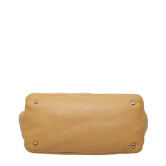 プラダ ハンドバッグ ショルダーバッグ 2WAY ベージュ レザー レディース PRADA 【中古】