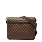 ルイ ヴィトン ダミエ スペンサー 斜め掛け ショルダーバッグ N58021 ブラウン PVC レザー レディース LOUIS VUITTON 【中古】