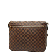 ルイ ヴィトン ダミエ スペンサー 斜め掛け ショルダーバッグ N58021 ブラウン PVC レザー レディース LOUIS VUITTON 【中古】