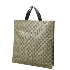 グッチ GGスプリーム アングリーキャット トートバッグ 450950 ブラック レザー PVC レディース GUCCI 【中古】