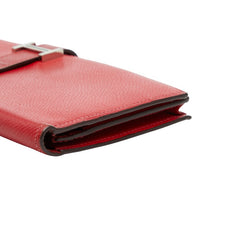 エルメス ベアンスフレ 長財布 ルージュアッシュ ヴォーエプソン レディース HERMES 【中古】