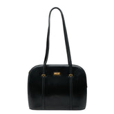 バリー ワンショルダーバッグ ブラック レザー レディース BALLY 【中古】