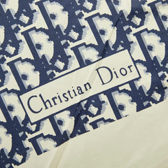 ディオール トロッター ロゴ 折りたたみ傘 ネイビー アイボリー ナイロン レディース Dior 【中古】