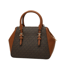 マイケルコース MKシグネチャー ハンドバッグ ショルダーバッグ 2WAY 35T0GCFM2B ブラウン PVC レザー レディース Michael Kors 【中古】