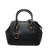 マイケルコース シャーロットMDメッセンジャー ハンドバッグ ショルダーバッグ 2WAY 35T0GCFM2L ブラック レザー レディース Michael Kors 【中古】