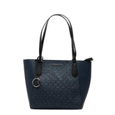 マイケルコース トートバッグ 35F9SKFT5V ネイビー PVC レザー レディース Michael Kors 【中古】
