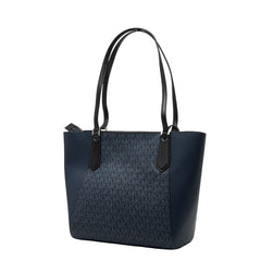 マイケルコース トートバッグ 35F9SKFT5V ネイビー PVC レザー レディース Michael Kors 【中古】