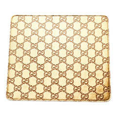 グッチ グッチシマ GG ロゴ マウスパッド パソコン PC小物 インテリア 雑貨 ゴールド レザー レディース GUCCI 【中古】